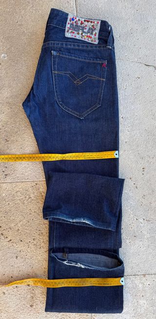 Pantalón Replay Azul