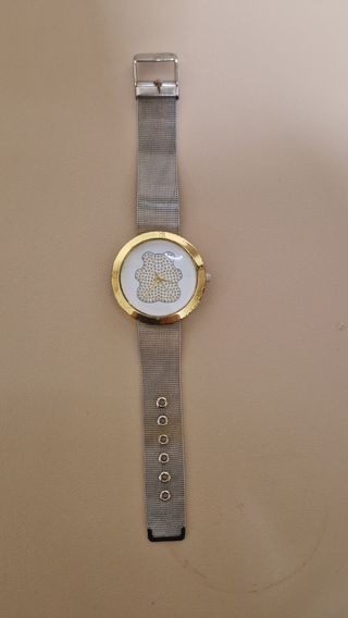 Reloj de pulsera con oso de diamantes