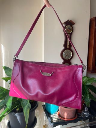 Bolso de mano rosa/morado