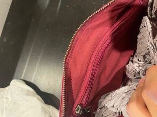 Bolso de mano rosa/morado