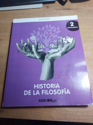 Historia de la Filosofía 2º Bachillerato. Libro...