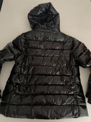 Plumas Moncler Negro Brillante