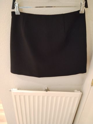 Traje Mango Chaqueta XS Falda S Negra