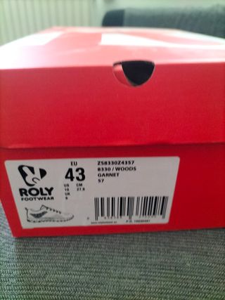 Zapatillas deportivas Roly rojas 43