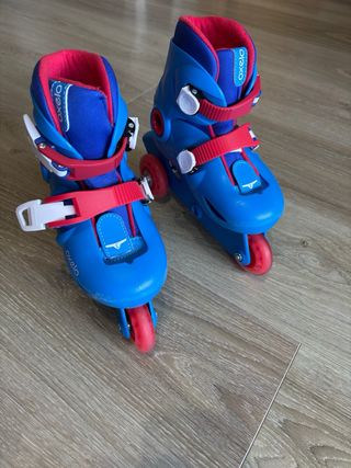Patines Niños Oxelo Play3 Azul, Casco (Decathlon) 