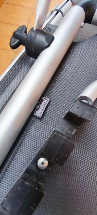 Tumbona de jardín aluminio gris