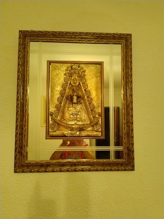Virgen del Rocío Cuadro Dorado