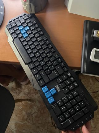 Teclado Gamer 3GO Negro y Azul