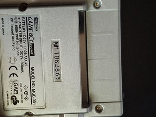Nintendo Game Boy Pocket Plateada