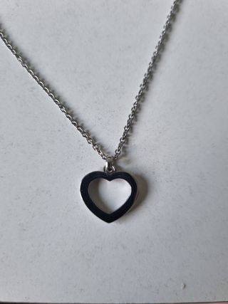 Collar Lotus Corazón Plata