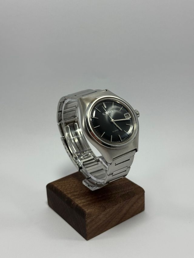 Reloj Citizen Automático Vintage Negro/Plateado