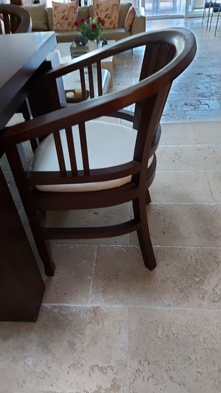 Tavolo allungabile in teak massiccio + 6 sedie