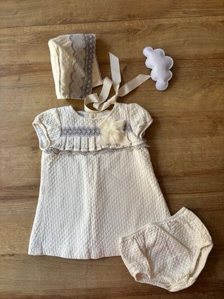 Vestido 3 años niña Kauli 3 piezas