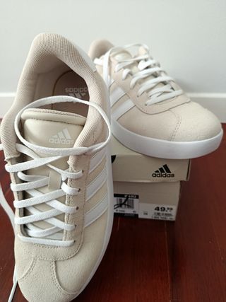 Adidas Mujer Beige Talla 38 Nuevas
