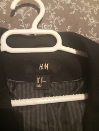 Blazer H&M Negro Talla M
