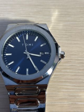 Reloj Tomi de Lujo Azul, con anillo y pin de regal