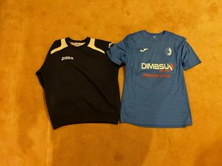 Camiseta y sudadera fútbol Joma