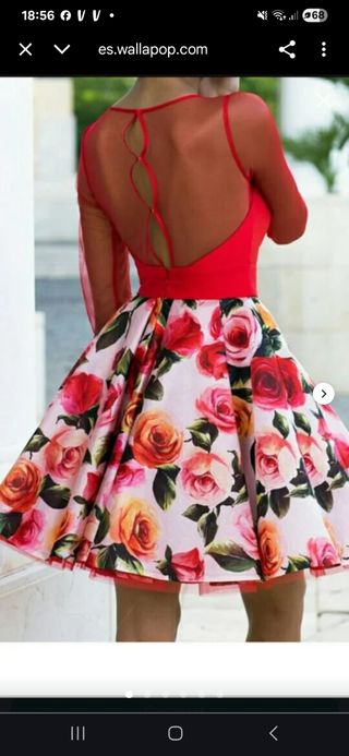 Vestido Silvia Navarro floral