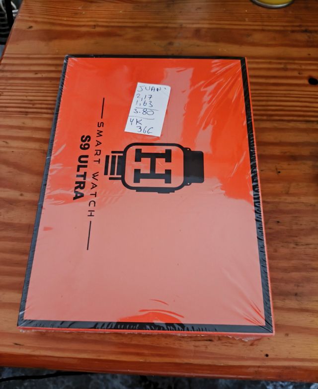 Smartwatch S9 Ultra Naranja lleva 3 correa negosia