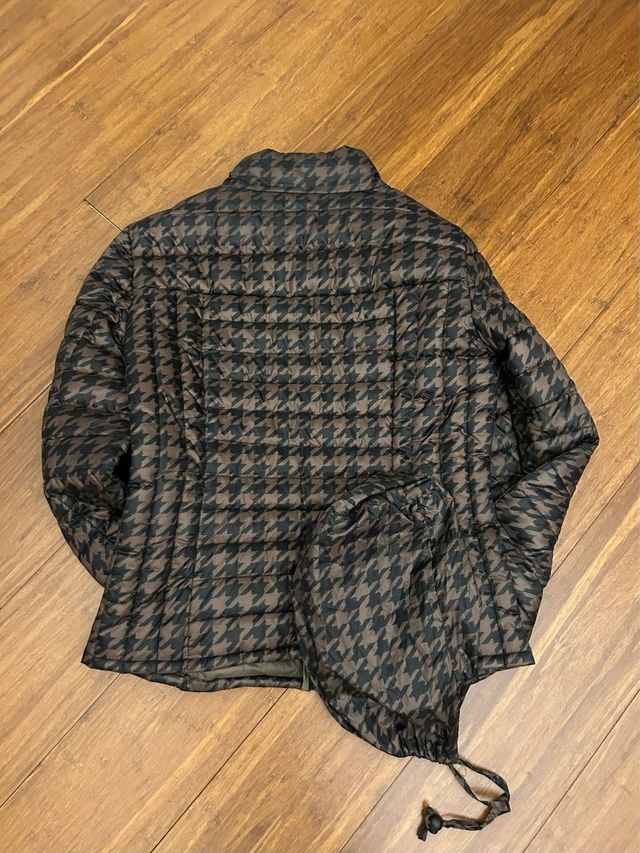 Giacca trapuntata donna houndstooth