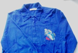 Grembiulino scolastico blu bambino