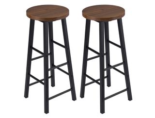 Taburete Alto Madera y Hierro