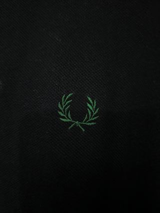 Polo Fred Perry Negro Talla M
