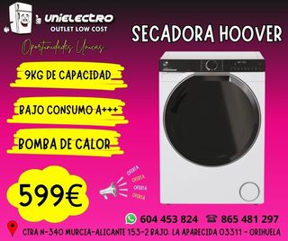 Secadora Hoover 9kg