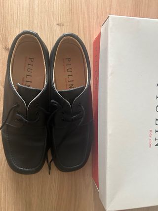 Zapatos niño Piulin negros