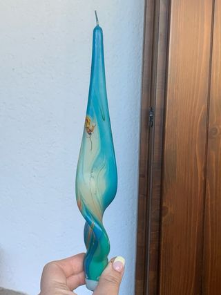 Set 2 candele decorative