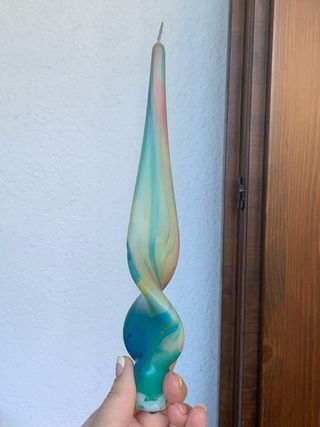 Set 2 candele decorative