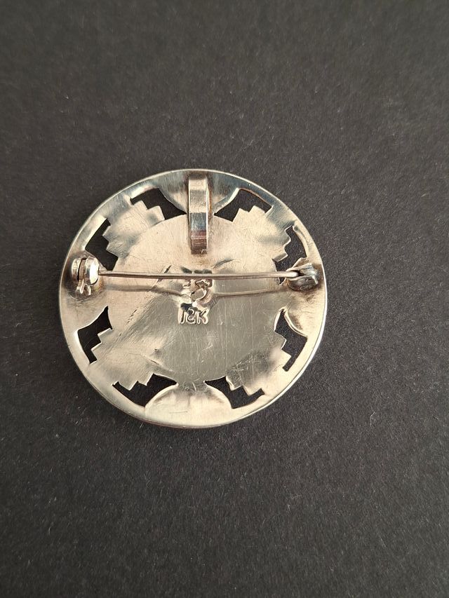 Broche/Colgante Inca. Plata y Oro Perú