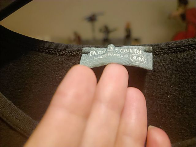 Maglietta Enrico Coveri Nera Taglia M