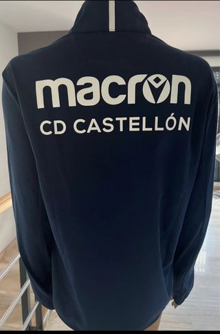 Sudadera CD Castellón Macron Azul