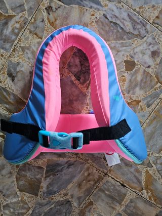Flotador infantil rosa y azul
