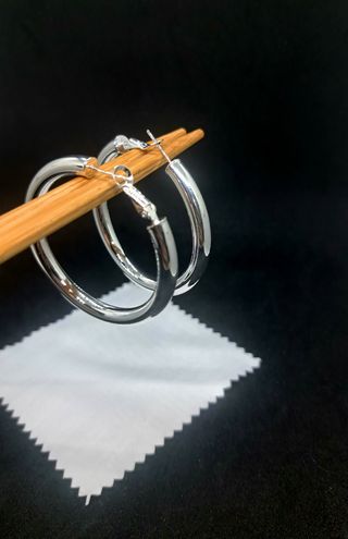 Pendientes Aro Plata de Ley 925