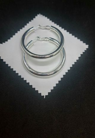 Pendientes Aro Plata de Ley 925