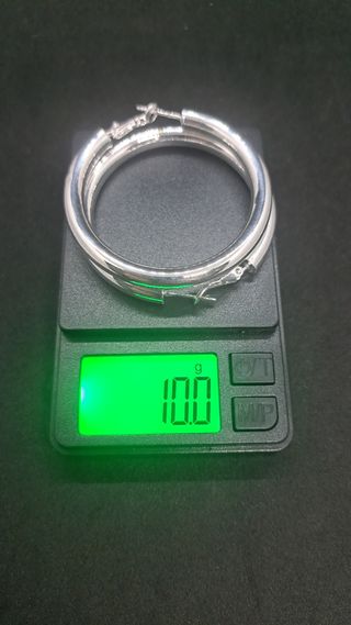 Pendientes Aro Plata de Ley 925