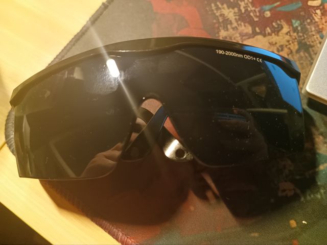 Gafas IPL 190-2000nm OD1+ CE