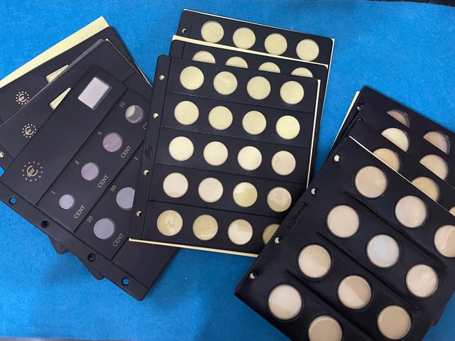 11 Fogli Monete Pardo Claraboya + REGALO bandiere