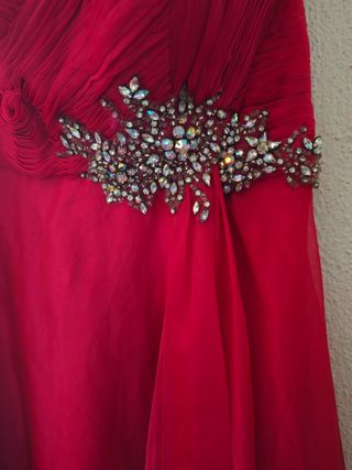 Vestido de boda vintage rosa