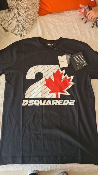 Camiseta Ds Hombre Negra Talla XL