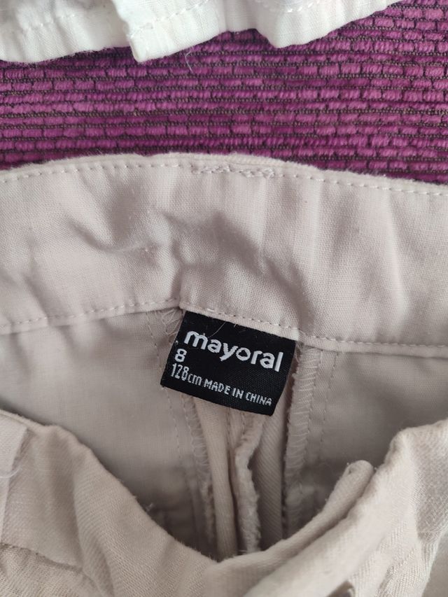 Conjunto de lino para niño de Mayoral ,3piezas