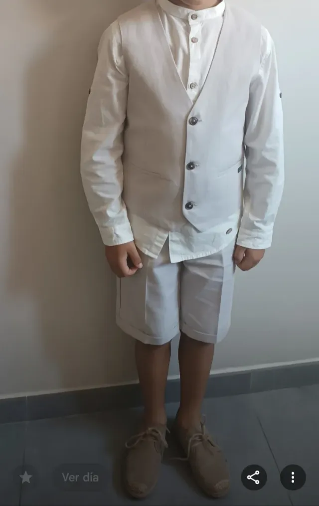 Conjunto de lino para niño de Mayoral ,3piezas