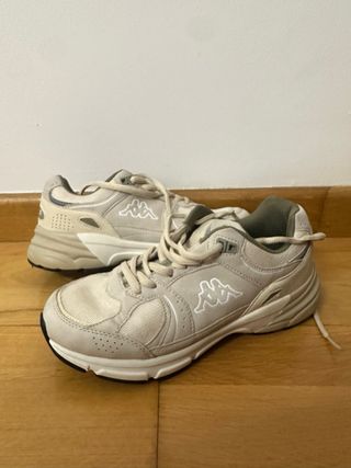 Zapatillas Kappa Beige/Verde Oliva
