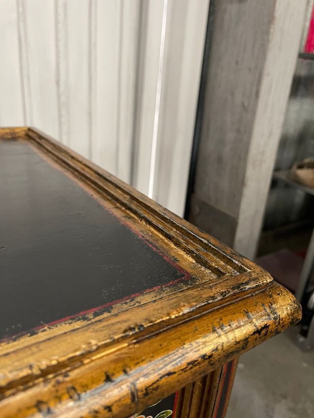 Escritorio antiguo pintado RESTAURADO