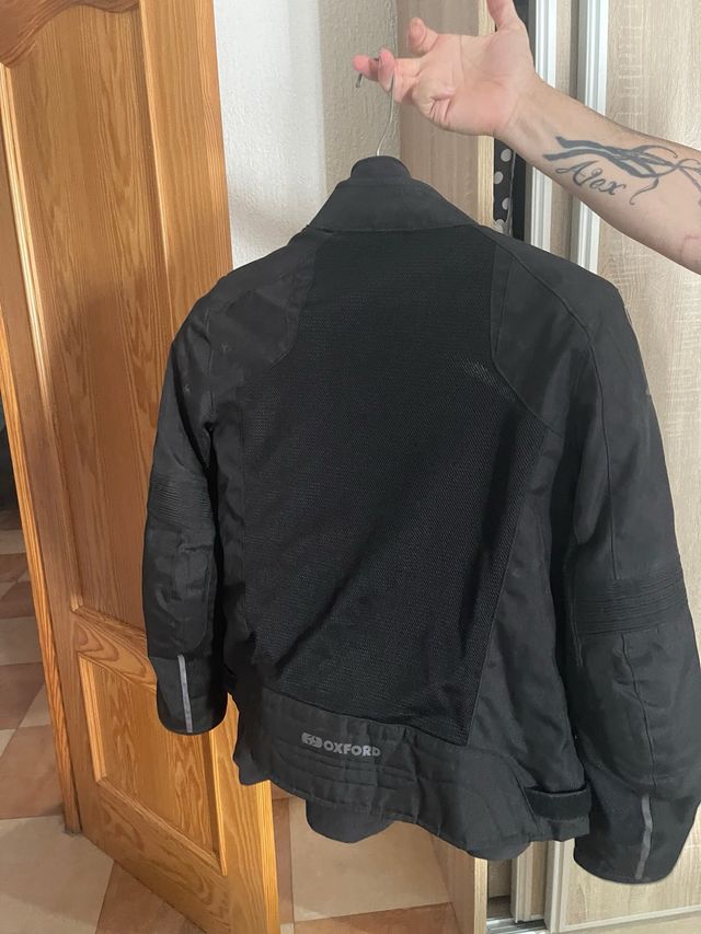 Chaqueta Oxford Negra Mujer