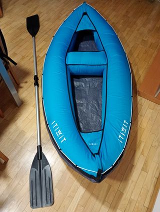 Kayak inflable Itiwit azul + hinchador