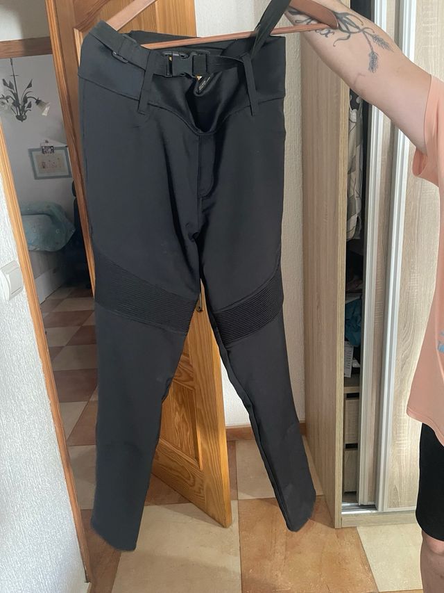Pantalón de moto negro