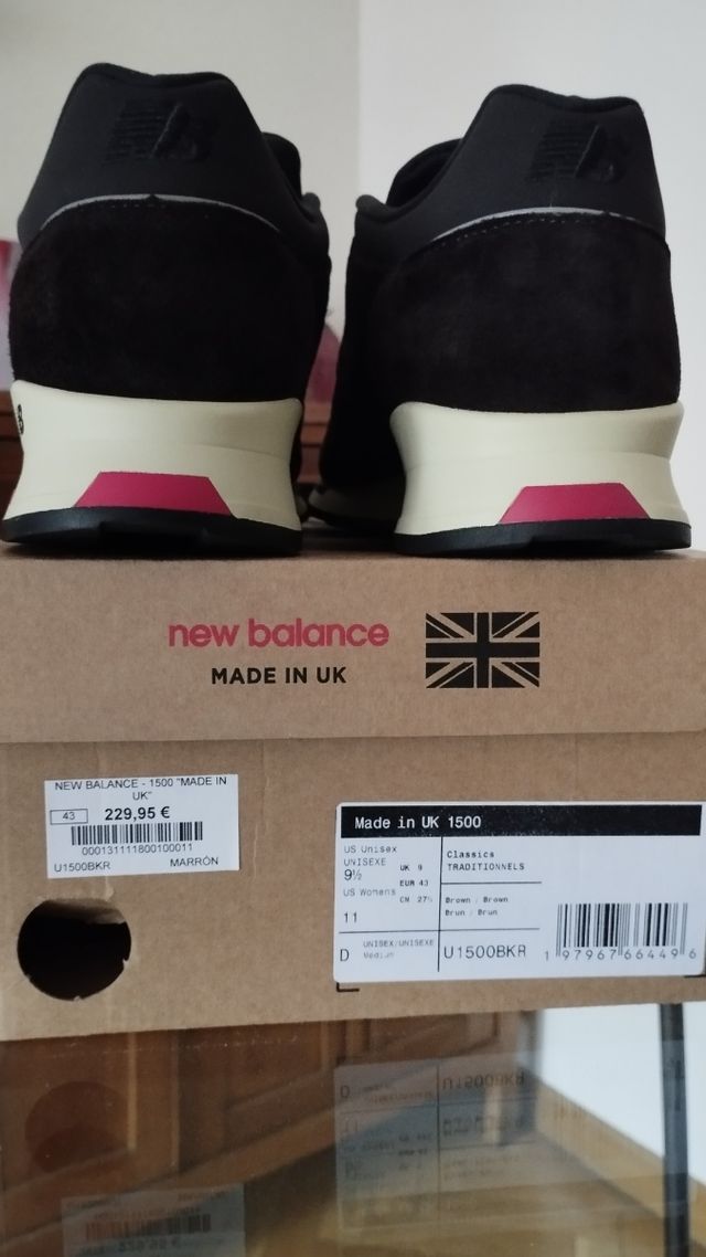 Zapatillas New Balance 1500 marrón oscuro